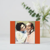 Funny Husband Ehefrau Vintager Spaß Postkarte (Stehend Vorderseite)