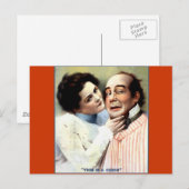 Funny Husband Ehefrau Vintager Spaß Postkarte (Vorne/Hinten)