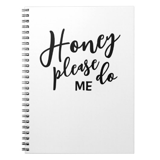 Funny Husband Honey Do List Notizblock (Vorderseite)