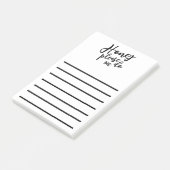 Funny Husband Honey Do List Post-it Klebezettel (angewinkelt)