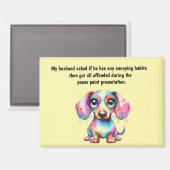 Funny Husband Humor Magnet (Vorderseite/Rückseite)