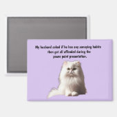 Funny Husband Humor Magnet (Vorderseite/Rückseite)