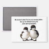 Funny Husband Humor Magnet (Vorderseite/Rückseite)