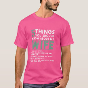 Funny Husband Joke Sprichwort Heiratsurkunde Sarca T-Shirt