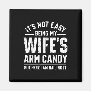 Funny Husband spendet es's ist nicht einfach, Magnet