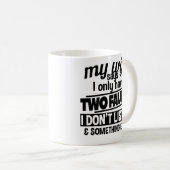 Funny Husband Two Faults Coffee Tasse Vathday (VorderseiteRechts)