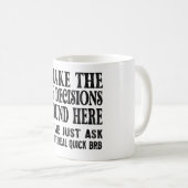 Funny Husband-Zitat - Lass mir, mein Ehefrau-Gesch Kaffeetasse (VorderseiteRechts)