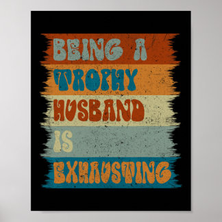 Funny Husbynd Ehefrau Ehe Spaß Husbynd Happy Fa Poster