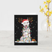 Funny Husky Dog Tree Weihnachtslicht Weihnachten W Karte (Gelbe Blume)