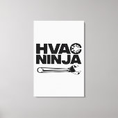 Funny HVAC Geschenk für Männer Cooler Techniker Ai Leinwanddruck (Vorderseite)