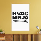 Funny HVAC Geschenk für Männer Cooler Techniker Ai Leinwanddruck (Insitu (Wohnzimmer))