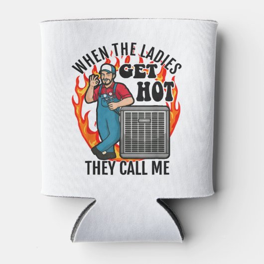 Funny HVAC Technician Air Conditioning Engineer Te Dosenkühler (Vorderseite)