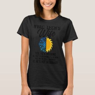 Funny HVAC Technician Geschenk für Frauen Cool HVA T-Shirt