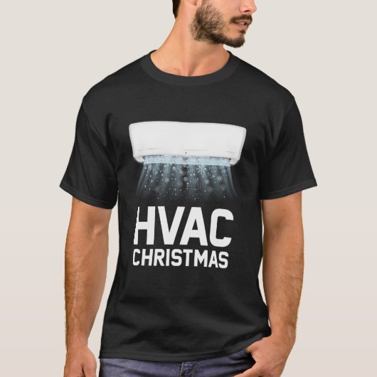 Funny Hvac Techniker Geschenk für Weihnachten T-Shirt (Vorderseite)
