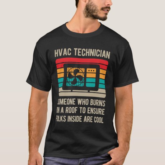 Funny Hvac Techniker T-Shirt (Vorderseite)