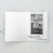 Funny Hysterectomy Get Well Card Karte (Innenseite)