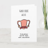 Funny Hysterectomy individuell anpassbar Karte (Vorderseite)