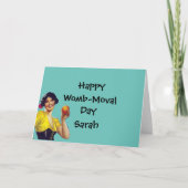 Funny Hysterectomy Removal wird gut Karte (Vorderseite)