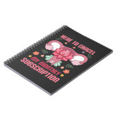 Funny Hysterektomy Operation Erholung Uterusentfer Notizblock (Linke Seite)