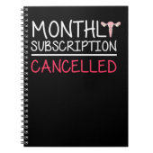 Funny Hysterektomy Support Uterus Removal Notizblock (Vorderseite)