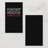 Funny Hysterektomy Support Uterus Removal Visitenkarte (Vorne/Hinten)