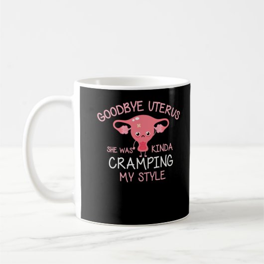 Funny Hysterektomy Uterus Removal Kaffeetasse (Links)