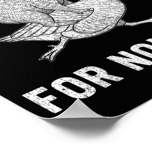 Funny I Am A Conduit For Nonsense Capybara Goose M Poster (Ecke)