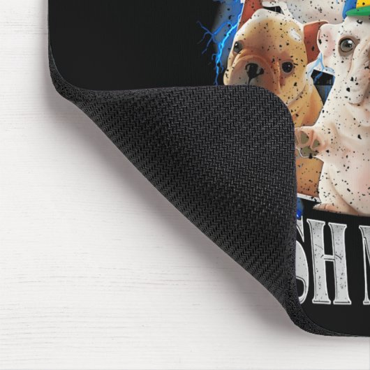 Funny I Am Bble Dog Puppy Wash Clean My Belly Meme Mousepad (Ecke)