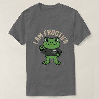 Funny I AM FROGTIFA Portland Frog Meme  T-Shirt