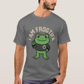 Funny I AM FROGTIFA Portland Frog Meme  T-Shirt (Vorderseite)
