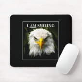 Funny I Am Smiling Mpy Eagle Photo Mousepad (Mit Mouse)
