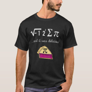 Funny I Ate Sum Pie Math Gleichung Pi Day Shirt Te