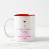 Funny I Awesomesauce You Valentine Tasse (Links)