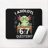 Funny I Axolotl 67 Questions Science Axolotl Boys Mousepad (Mit Mouse)