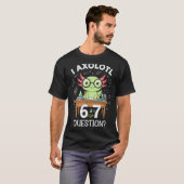 Funny I Axolotl 67 Questions Science Axolotl Boys T-Shirt (Vorne ganz)