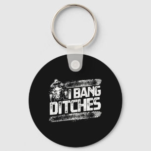 Funny I Bang Ditches Quad ATV Rider Geschenk Idee Schlüsselanhänger