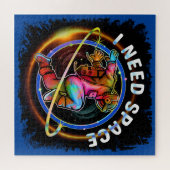 FUNNY I BRAUCHE RAUMASTRONAUT GALAXY PUZZLE (Horizontal)