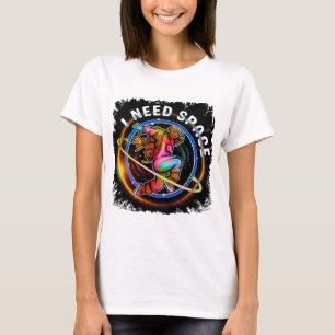 FUNNY I BRAUCHE RAUMASTRONAUT GALAXY T-Shirt