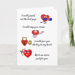 Funny I Can Hört Valentine's Card Feiertagskarte