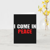 Funny I Come In Peace I’m Peace Matching Couple Lo Karte (Gelbe Blume)