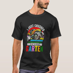 Funny I Crushushed Kindergarten Monster Truck Kind T-Shirt