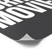 Funny I D Rather Be Watching Horror Movies  Poster (Ecke)