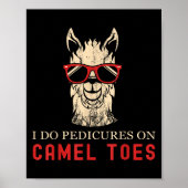 Funny I Do Pedis On Camel Toes Quotes  Poster (Vorne)