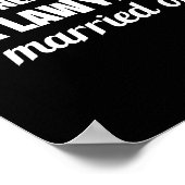 Funny I Don't Need To Call A Lawyer I Married One, Poster (Ecke)