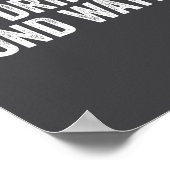 Funny I Drink Nd Water Sarcastic Novelty Fishing H Poster (Ecke)