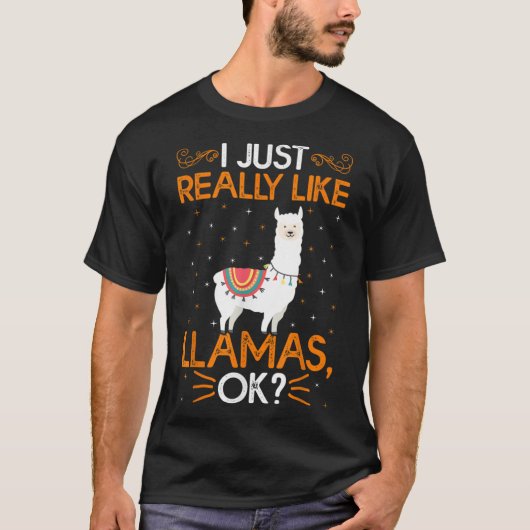 Funny I einfach wirklich wie Llamas Ok Classic T - T-Shirt (Vorderseite)