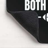 Funny I Hate Both Teams Football Mousepad (Ecke)