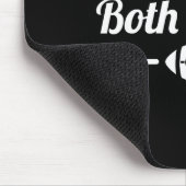 Funny I Hate Both Teams Football Small Mousepad (Ecke)