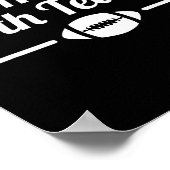 Funny I Hate Both Teams Football Small Poster (Ecke)