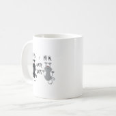 Funny "I Hate Cats" Kaffeetasse (Vorderseite Links)